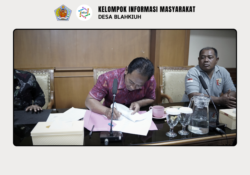 Desa Blahkiuh melaksanakan Musyawarah Desa (Musdes) Bahas Daftar Usulan Penghapusan Aset Inventaris Desa - Image 6