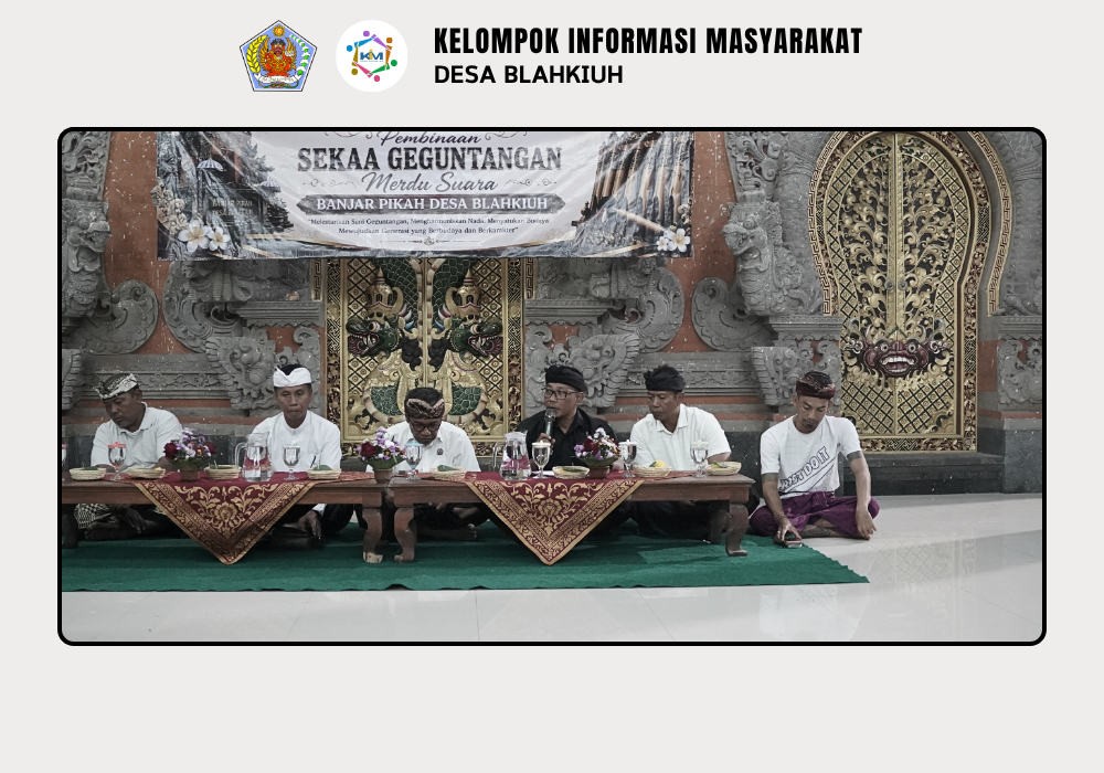 PEMBINAAN SEKAA GEGUNTANGAN MERDU SUARA BANJAR PIKAH DESA BLAHKIUH - Image 2