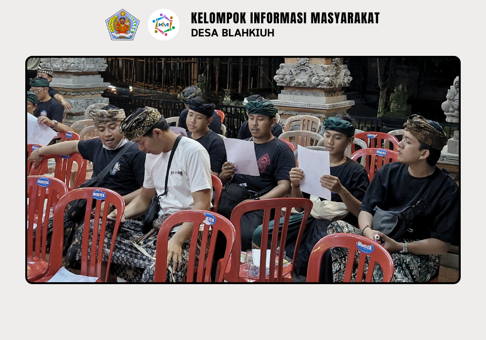 Acara Syukuran Sekaa Gong Wira Agra Kusuma di Banjar Kembangsari, Desa Blahkiuh - Image 6
