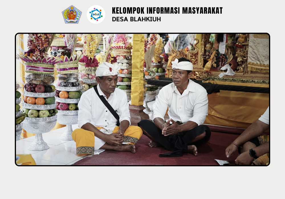 Kegiatan Serah Terima Upakara Piodalan di Pura Manik Angkeran Br. Ulapan I, Desa Blahkiuh - Image 4