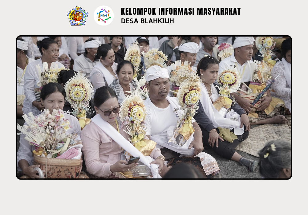 Meajar- ajar acara Memukur Kinembulan Desa Adat Blahkiuh - Image 2
