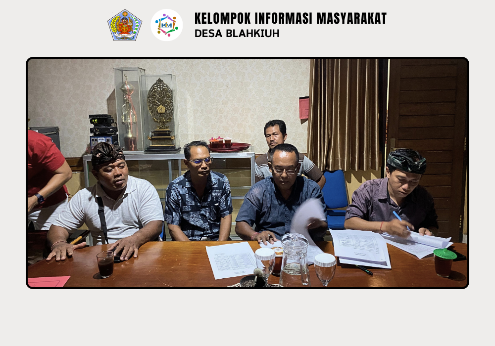 Musyawarah Rutin Lembaga Pemberdayaan Masyarakat (LPM) Desa Blahkiuh - Image 4