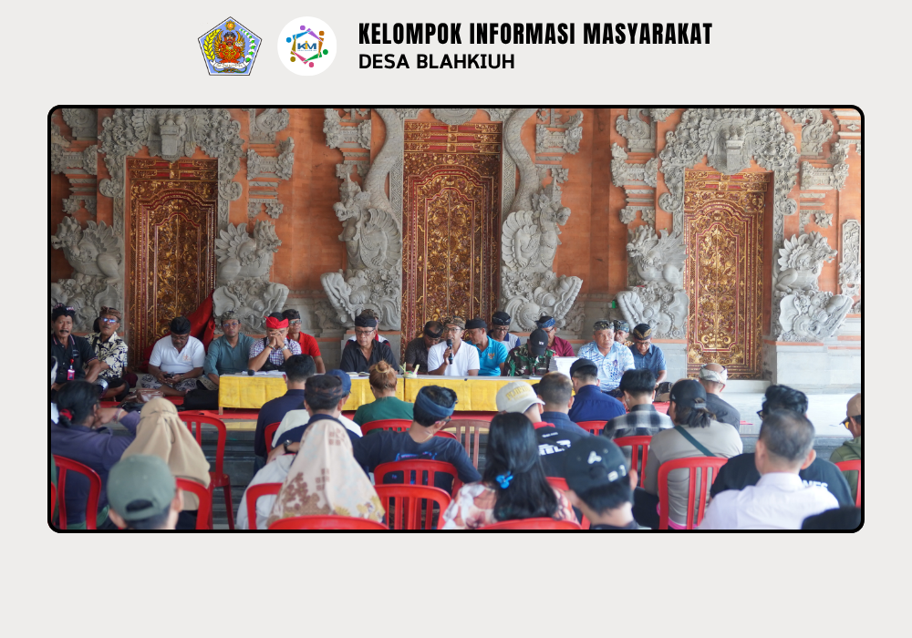 Rapat Koordinasi Pendataan Krama Tamiu dan Tamiu Desa Adat Blahkiuh - Image 3