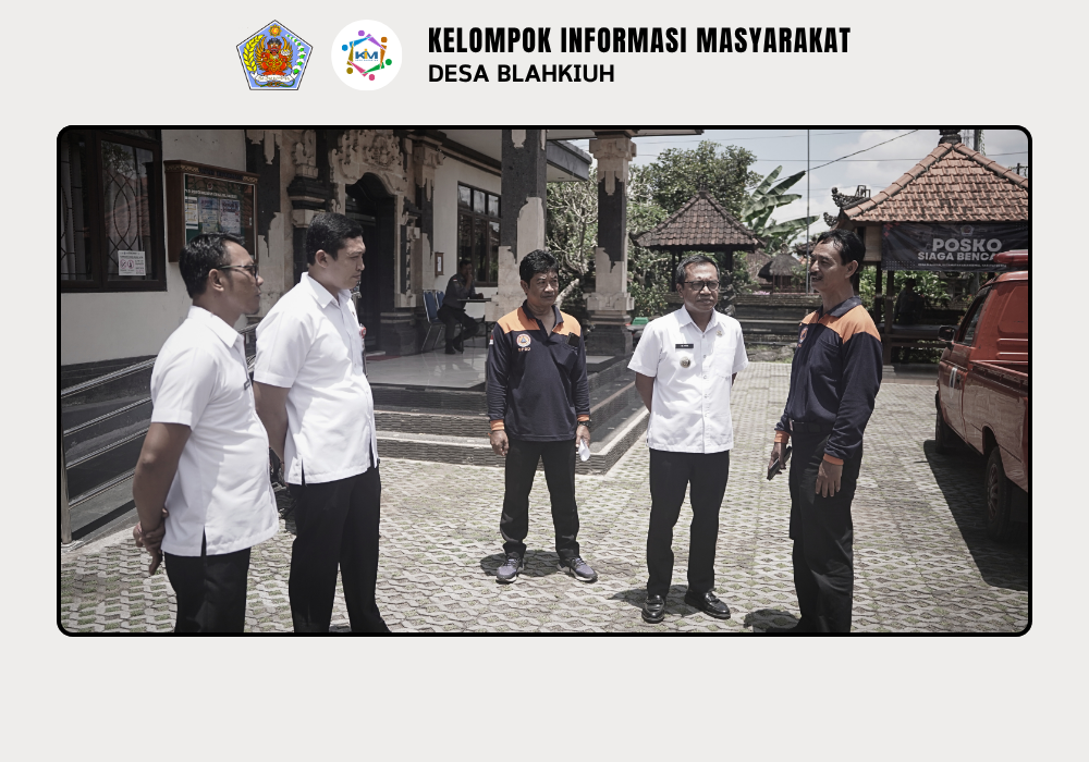 BPBD Kabupaten Badung Monitoring ke Pura Dalem Sakenan Desa Blahkiuh