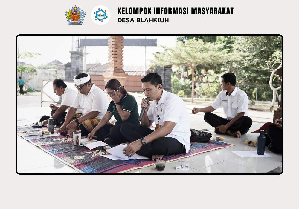 Rapat Evaluasi TPS 3R Kubon Ampas Sari Desa Blahkiuh - Image 2