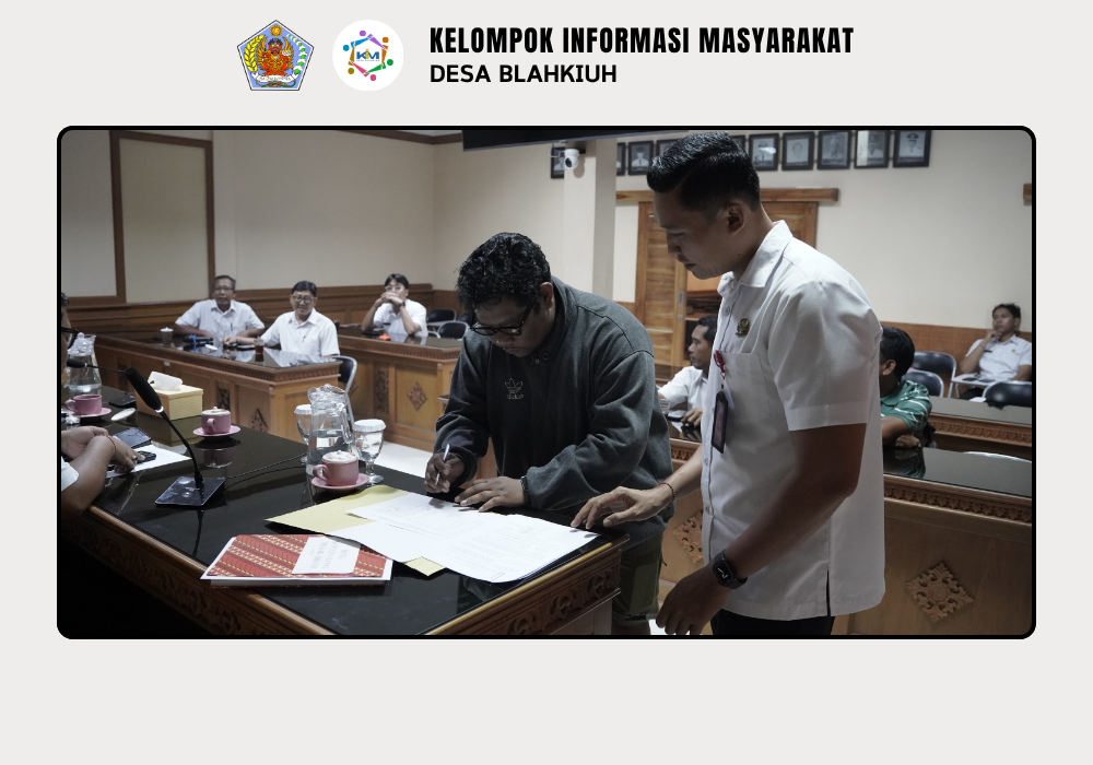 Serah Terima Pekerjaan Pembuatan Pelindung Gedung dan Kanopi TPS 3R Kubon Ampas Sari Desa Blahkiuh - Image 9