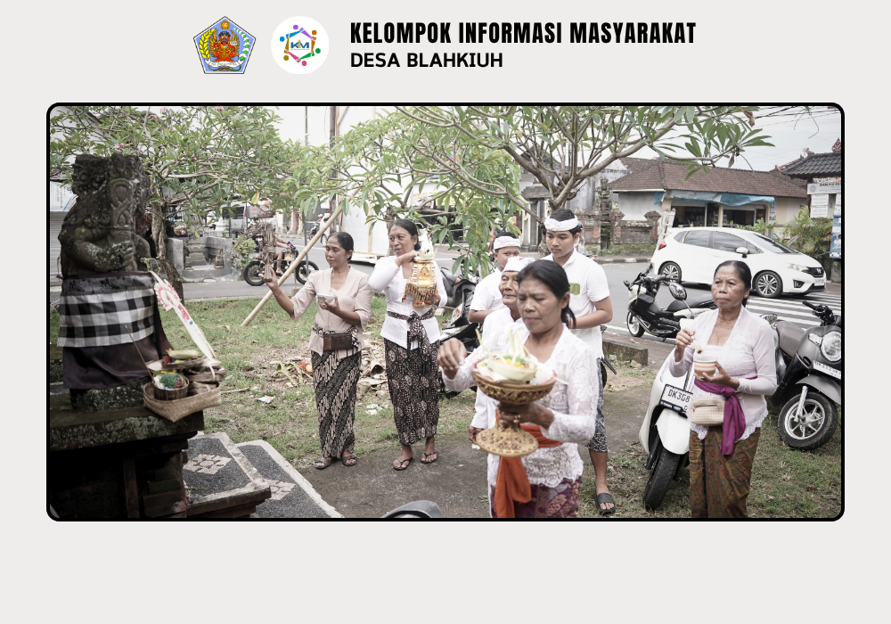 Kegiatan Serah Terima Upakara Piodalan di Pura Dalem Suci Br. Tengah Desa Blahkiuh - Image 2