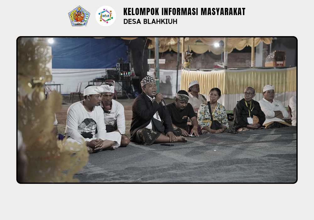 Rapat Evaluasi Persiapan Mamukur Kinembulan Desa Adat Blahkiuh - Image 8