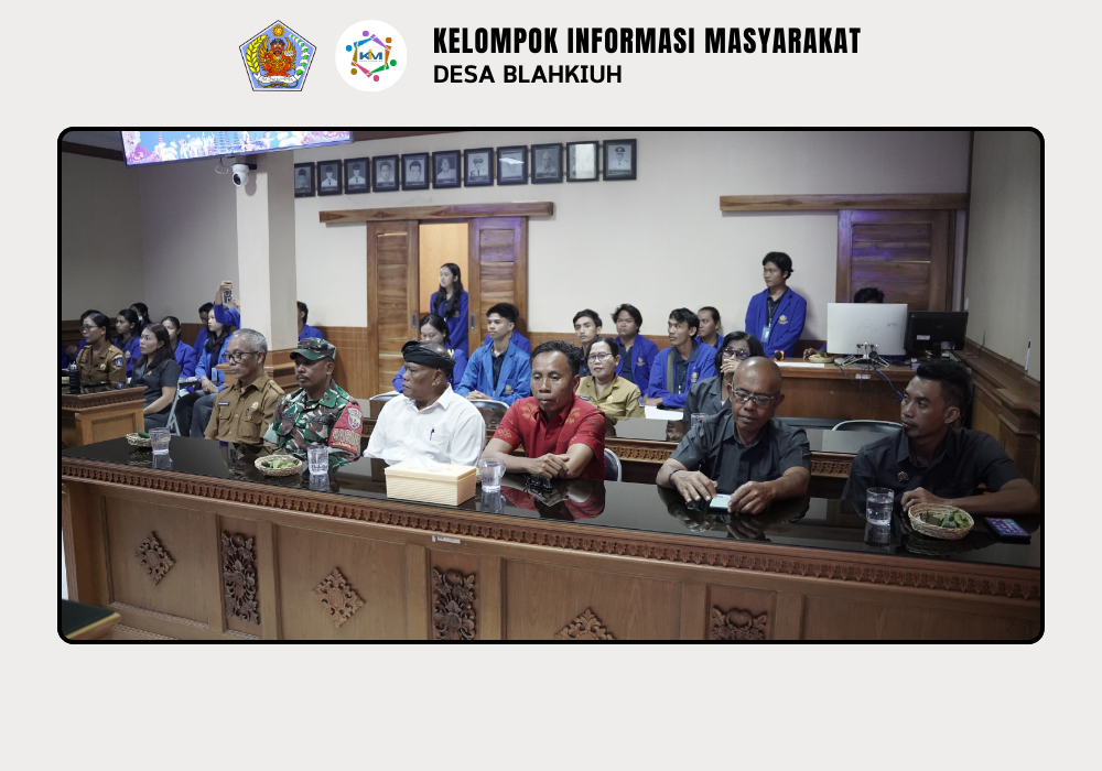 Penyerahan dan Penerimaan Mahasiswa KKN-PMM Universitas Warmadewa di Desa Blahkiuh - Image 4