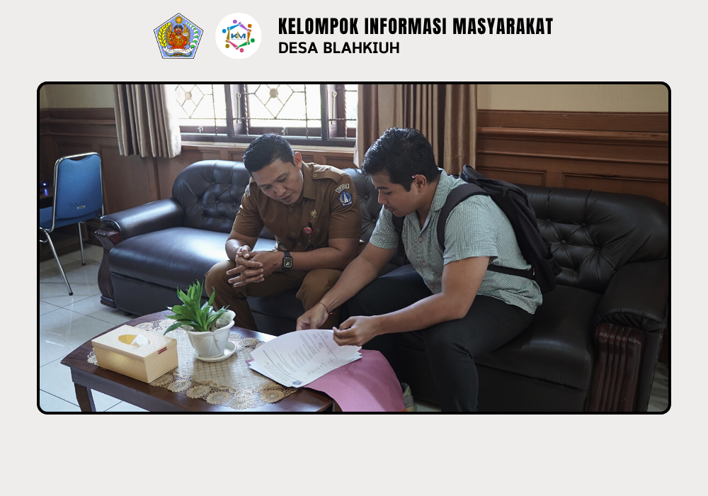TIM DARI DINAS KOPERASI KABUPATEN BADUNG LAKSANAKAN KUNJUNGAN BISNIS PLAN KOPERASI DESA MERAH DI DESA BLAHKIUH - Image 2