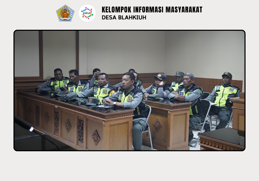 Rapat Rutin Linmas Desa Blahkiuh, Bahas Ronda Malam dan Evaluasi Kegiatan - Image 3