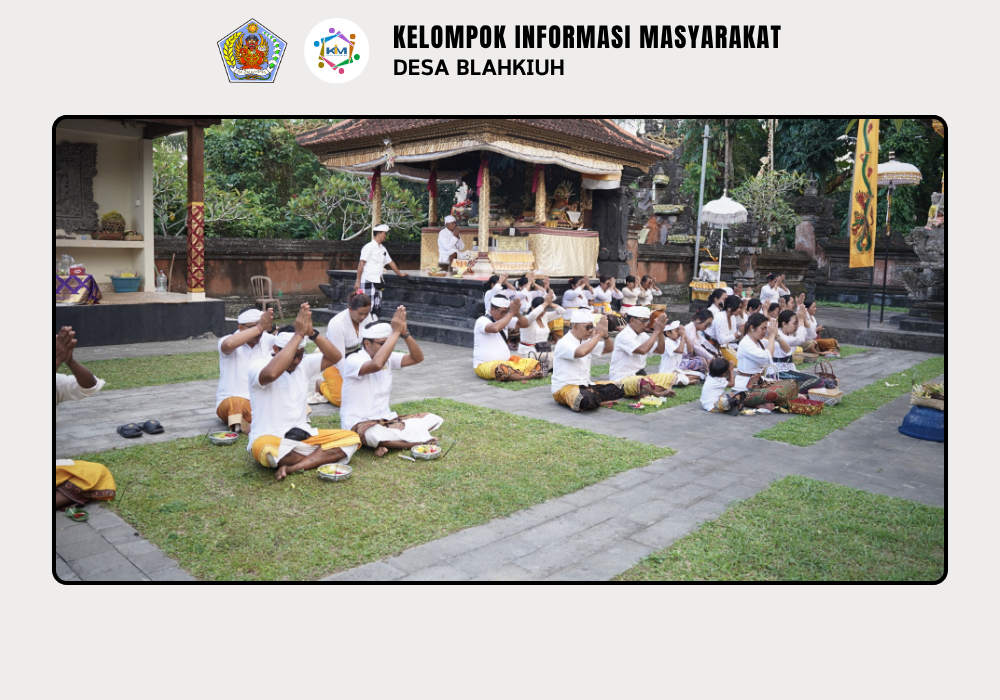 Serah Terima Upakara Piodalan di Pura Sari, Banjar Ulapan I, Desa Blahkiuh - Image 3