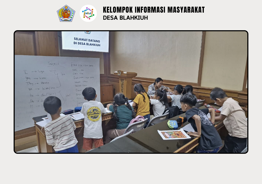 Kegiatan Bimbingan Belajar Bahasa Inggris di Desa Blahkiuh - Image 2