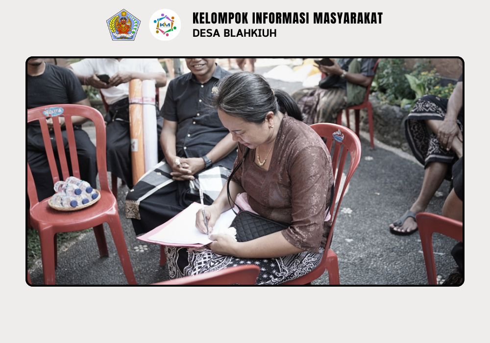 Penyerahan Bantuan Santunan Kematian di Wilayah Banjar Ulapan I - Image 6