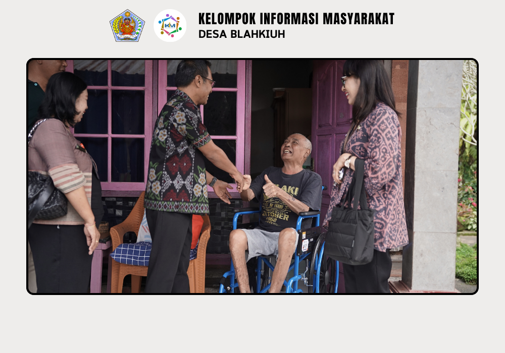 Penyerahan Bantuan Kursi Roda, Alat Bantu Dengar, dan Sembako dari Dinas Sosial Kabupaten Badung untuk Warga Desa Blahkiuh yang Membutuhkan - Image 8