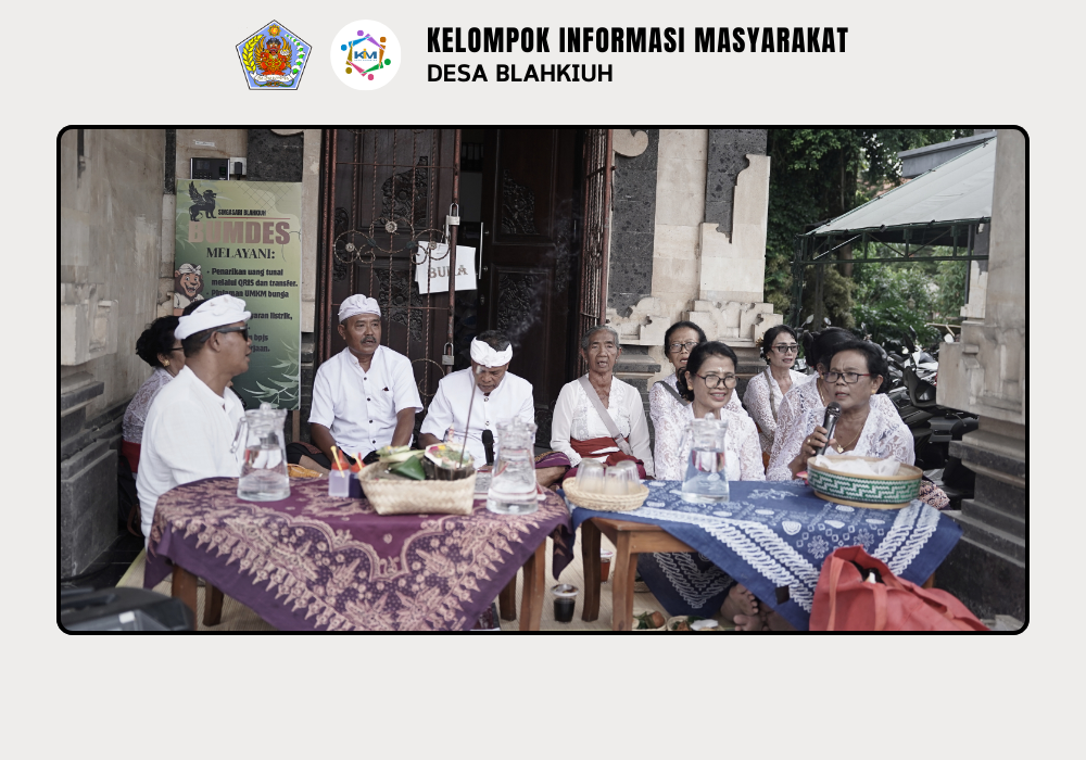 Persembahyangan Bersama Piodalan di Pura Desa lan Puseh Desa Adat Blahkiuh serta Padmasana Kantor Perbekel Blahkiuh - Image 6