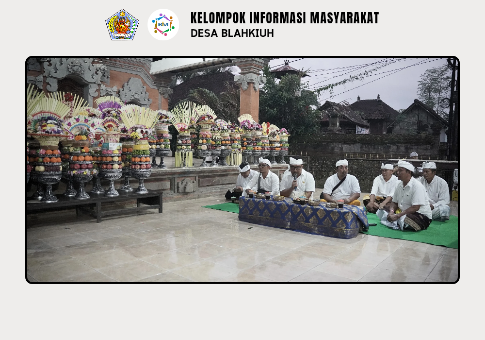 Kegiatan Serah Terima Upakara Piodalan Di Pura Prajapati Kembengan, Pura Panti Tonje Br. Benehkawan, Pura SamuanTiga, Pura Pande SamuanTiga, dan Pura Melanting Banjar Ulapan II - Image 9