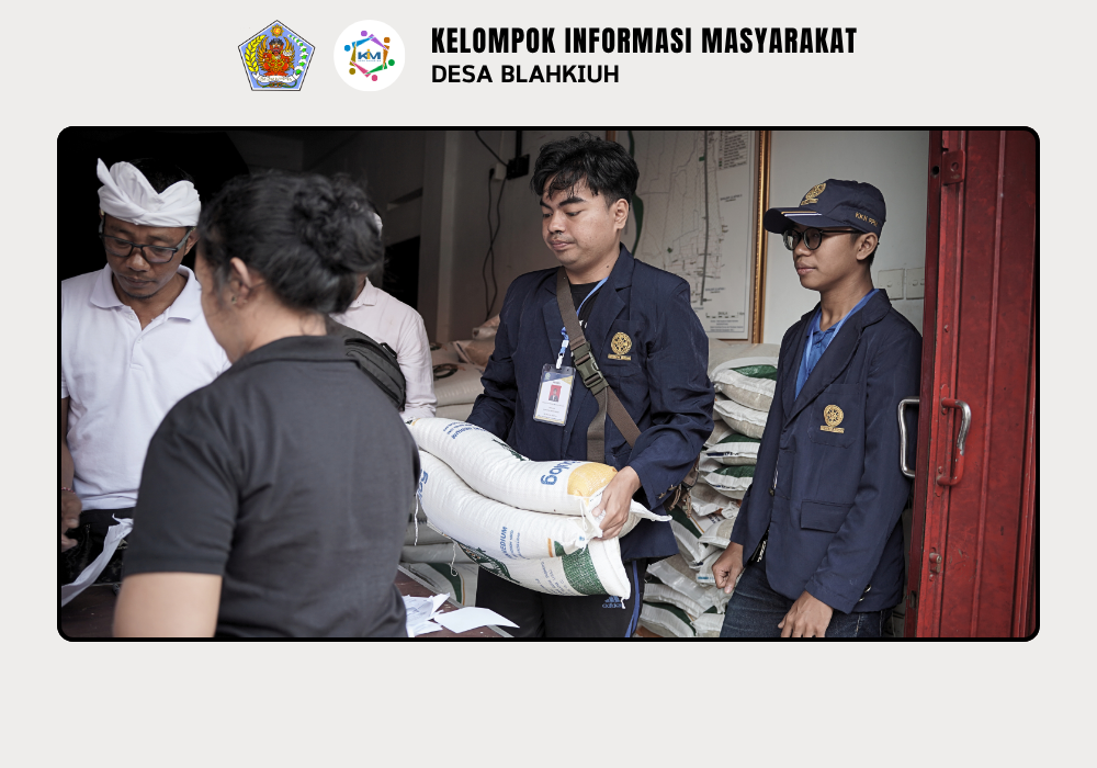 Penyaluran Bantuan Beras Cadangan Pangan Pemerintah (CPP) di Desa Blahkiuh - Image 6
