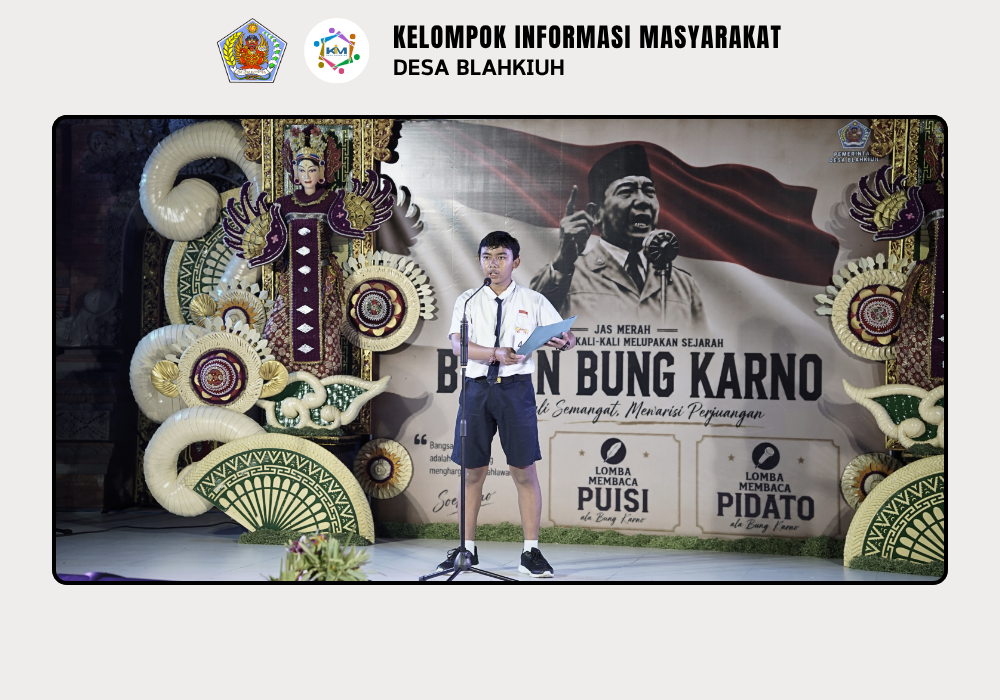 PERAYAAN BULAN BUNG KARNO TAHUN 2026 DI DESA BLAHKIUH BERLANGSUNG MERIAH DAN PENUH SEMANGAT NASIONALISME - Image 6