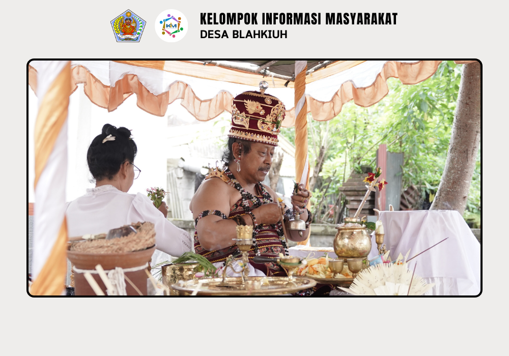 Upacara Dewa Yadnya Melaspas dan Mecaru Rsi Gana di SD No 2 Blahkiuh - Image 5