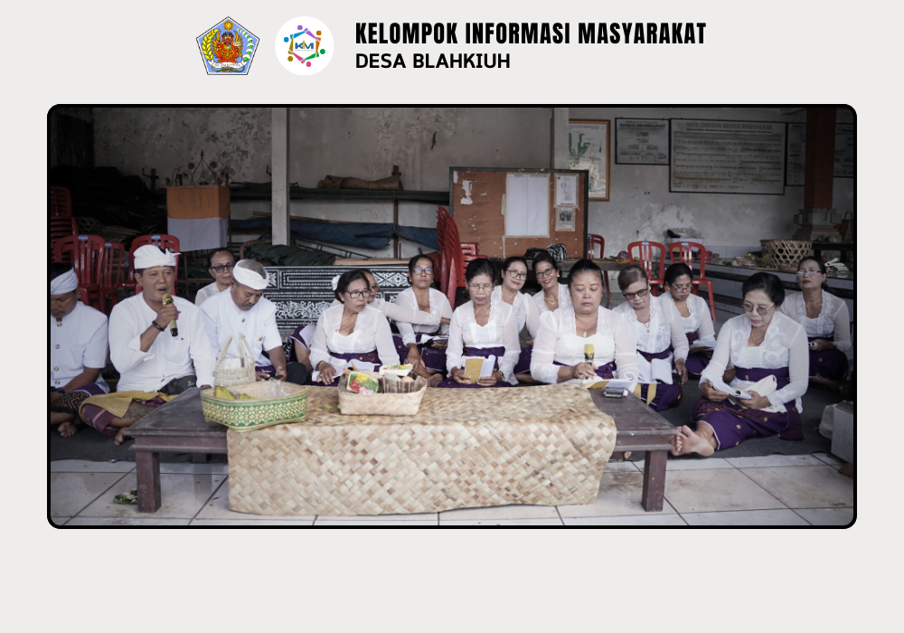 Kegiatan Serah Terima Upakara Piodalan di Pura Melanting, Banjar Benehkawan, Desa Blahkiuh - Image 5