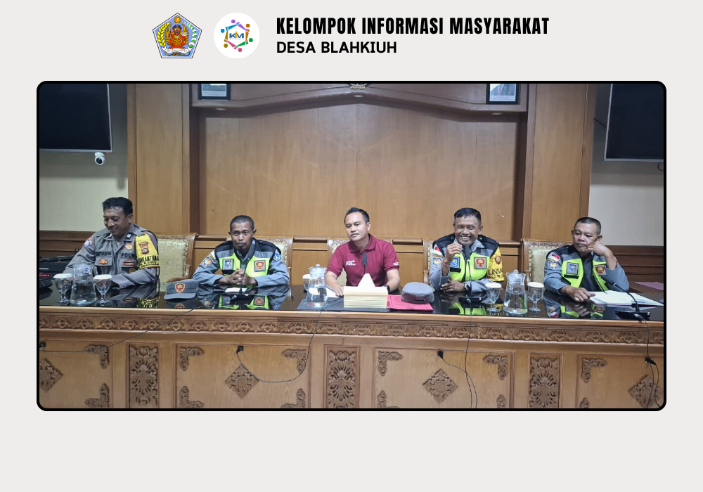 Rapat Rutin Linmas Desa Blahkiuh, Bahas Ronda Malam dan Evaluasi Kegiatan - Image 6