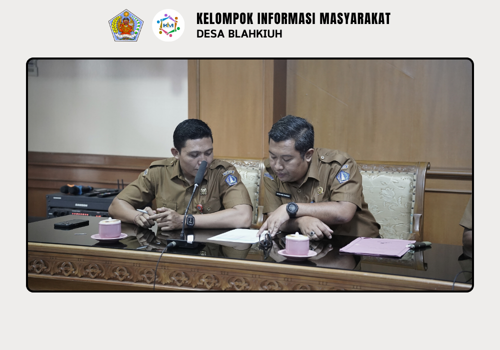 Pembentukan Tim Pengelola Kegiatan (TPK) dan Sosialisasi Kegiatan Pembentukan Taman Di Kantor Desa Blahkiuh - Image 6