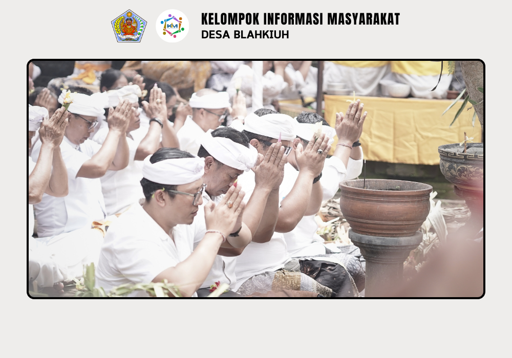 Upacara Mlaspas dan Mendem Pedagingan di Pura Penataran Desa Adat Blahkiuh Berlangsung Penuh Kebersamaan - Image 10
