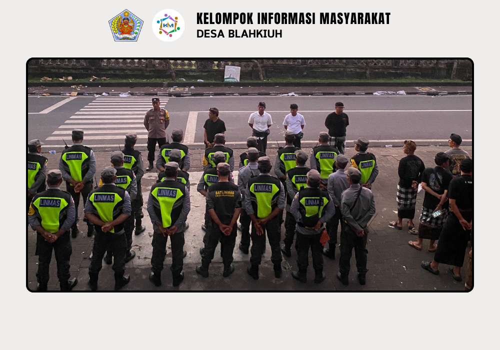 Apel Sore Pengamanan Nyepi di Desa Blahkiuh Berjalan Tertib dan Terkoordinasi - Image 4