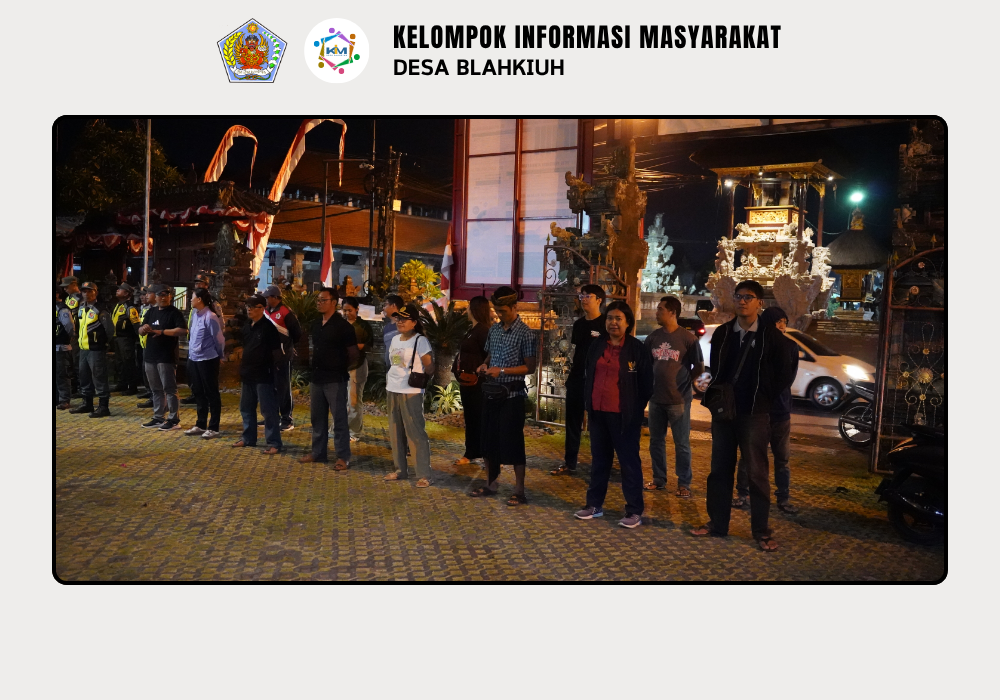 Linmas Desa Blahkiuh Melaksanakan Ronda di Wilayah Desa Blahkiuh - Image 9