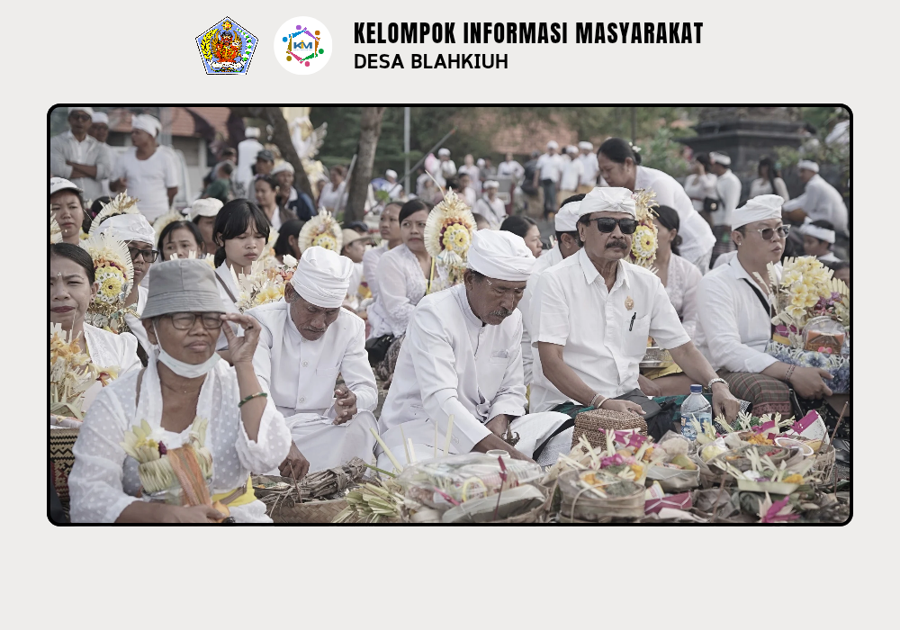 Meajar- ajar acara Memukur Kinembulan Desa Adat Blahkiuh - Image 4