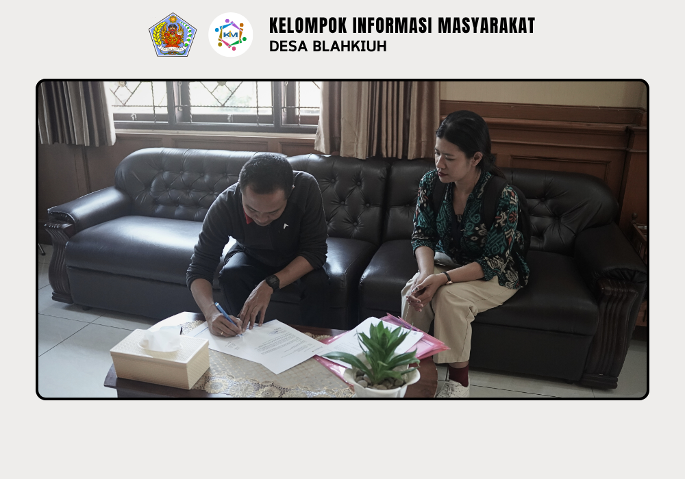 Kompas.id Laksanakan Kunjungan ke Kantor Perbekel Blahkiuh Terkait Izin Pelaksanaan Survei Teropong di Daerah Kabupaten Badung 2025