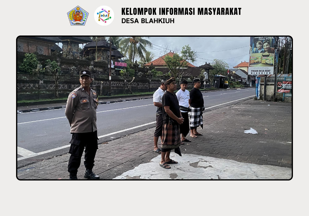 Apel Sore Pengamanan Nyepi di Desa Blahkiuh Berjalan Tertib dan Terkoordinasi - Image 3