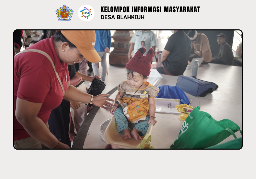 Kegiatan Posyandu Balita di Wilayah Banjar Kembangsari