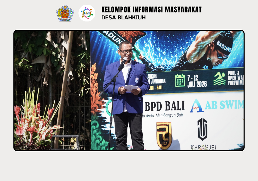 UPACARA PEMBUKAAN BUPATI BADUNG FINSWIMMING OPEN 2026 DI KOLAM RENANG TIRTA ARUM DESA BLAHKIUH - Image 5