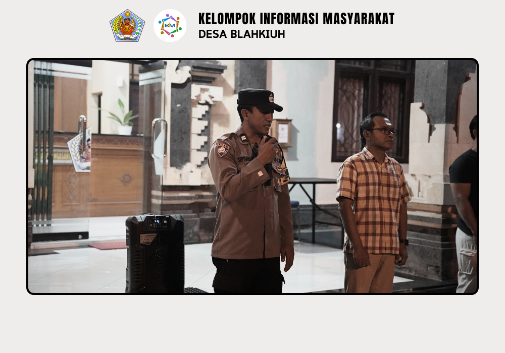 Linmas Desa Blahkiuh Melaksanakan Ronda di Wilayah Desa Blahkiuh - Image 7