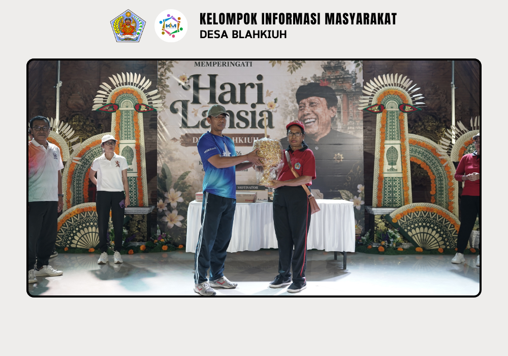 Peringatan Hari Lansia Nasional di Desa Blahkiuh berlangsung dengan meriah, penuh semangat, dan kebersamaan - Image 8