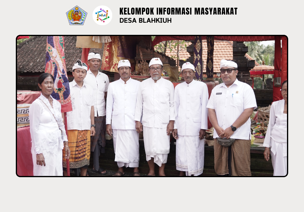 Serah Terima Upakara Piodalan di Pura Prajapati Kembengan, Pura Samuantiga, Pura Pande Samuantiga, Pura Panti Pande Tonja, dan  Pura Melanting Banjar Ulapan II, Desa Blahkiuh - Image 4