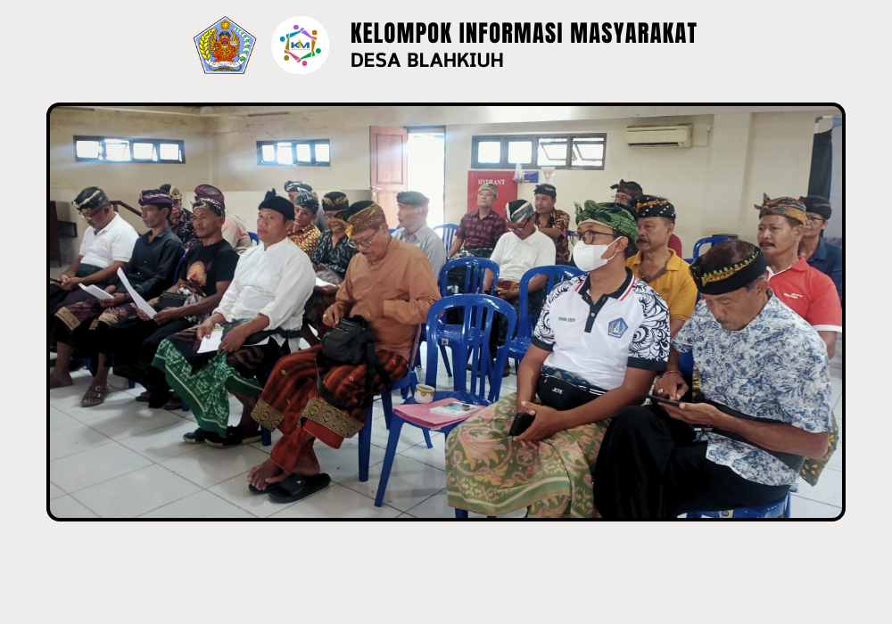Rapat Persiapan Pemelastian ke Segara Menyambut Kesanga Tahun Caka 1948 di Desa Adat Blahkiuh - Image 3