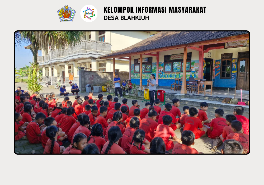 Ketua TP PKK Desa Blahkiuh dan Koordinator TPS 3R Kubon Ampas Sari Berikan Edukasi Pengelolaan Sampah di SD No. 3 Bongkasa - Image 9