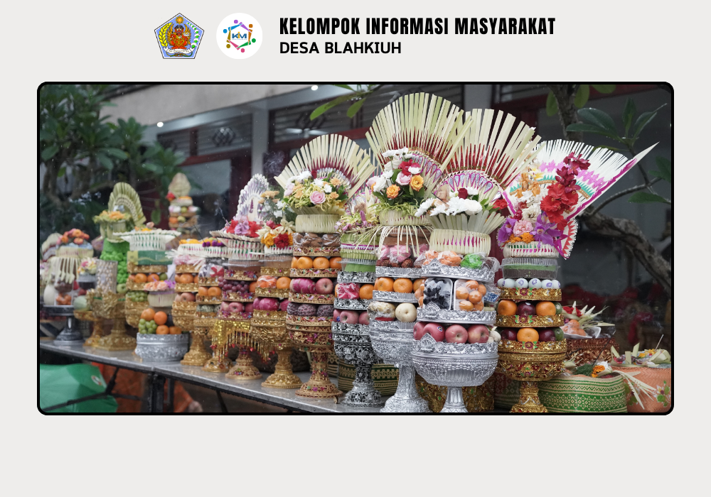 Kegiatan Serah Terima Upakara Piodalan di Pura Melanting Banjar Kembangsari, Desa Blahkiuh - Image 7