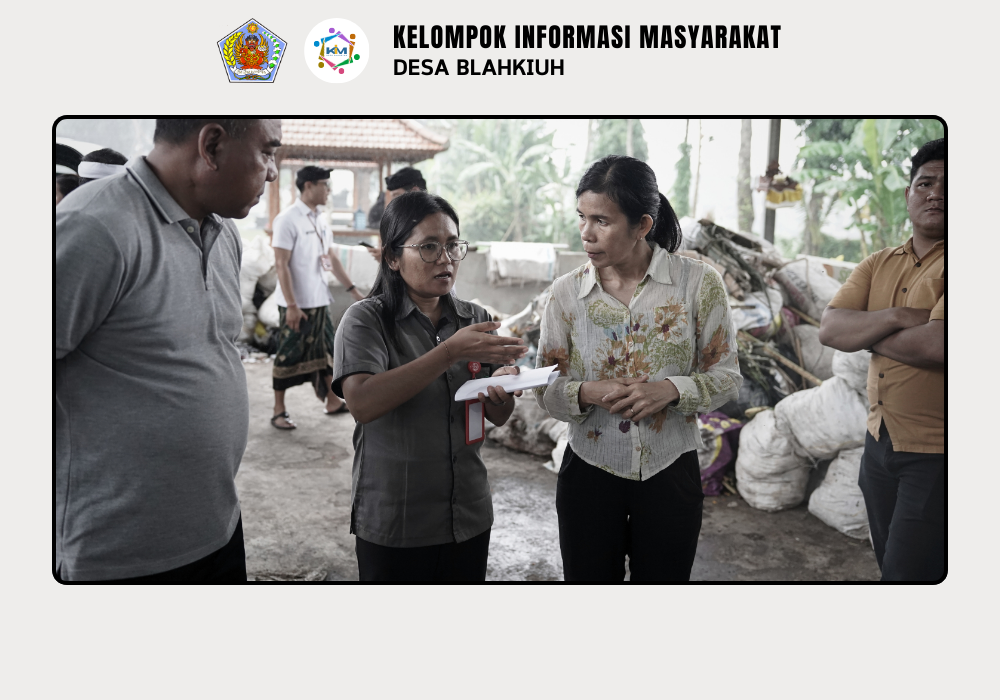 Kunjungan Tim Ishibashi dan DLHK Kabupaten Badung ke TPS 3R Kubon Ampas Sari Desa Blahkiuh - Image 7
