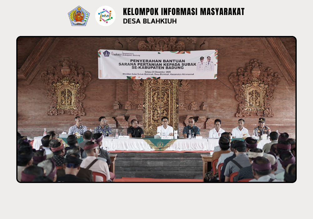 Bupati Badung Serahkan Bantuan berupa Polis Asuransi Usaha Tani Padi (AUTP) dan Alat Pertanian kepada Subak se-Kabupaten Badung - Image 2