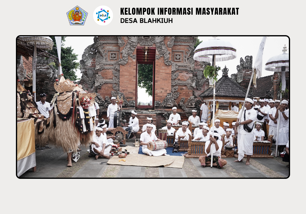 UPACARA NGODAK IDA TAPAKAN RATU SAKTI PURA DALEM GEDE DESA ADAT BLAHKIUH - Image 2
