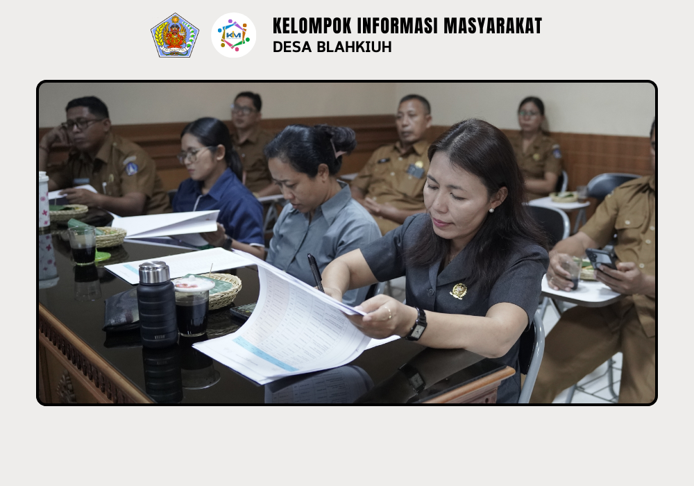 Rapat Koordinasi Rencana Pelaksanaan APBDes Tahun 2026 Desa Blahkiuh - Image 10