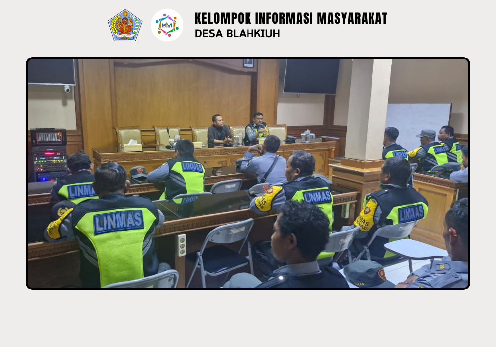 Linmas Desa Blahkiuh Melaksanakan Ronda di Wilayah Desa Blahkiuh - Image 4