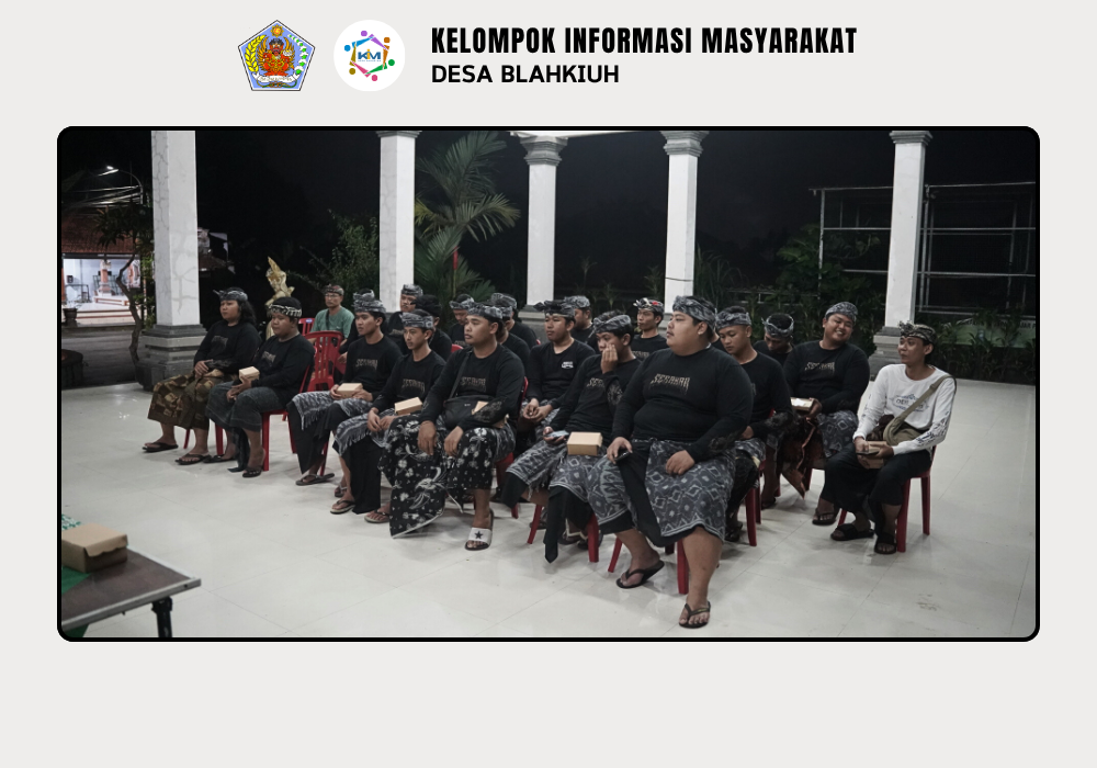PEMBINAAN SEKAA BALEGANJUR KUMARA NADI DESA ADAT PIKAH - Image 3