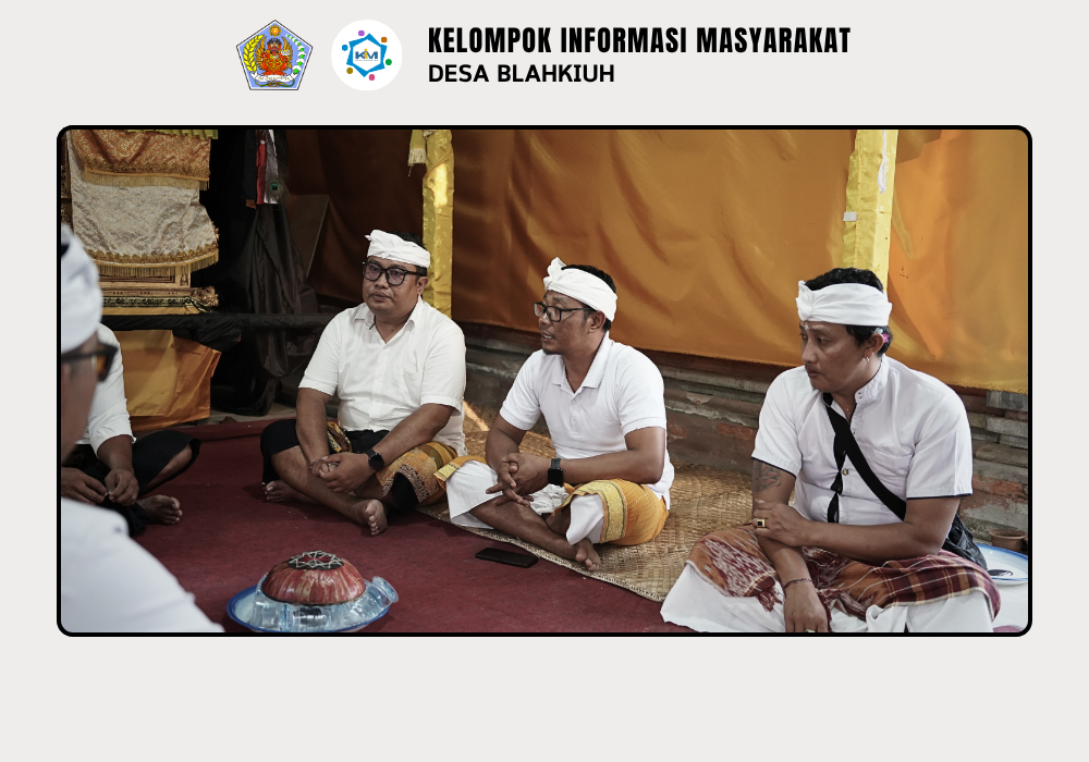 Kegiatan Serah Terima Upakara Piodalan di Pura Manik Angkeran Br. Ulapan I, Desa Blahkiuh - Image 7