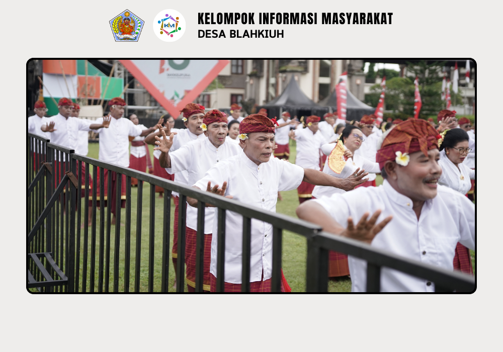 Lansia Desa Blahkiuh turut Memeriahkan HUT Mangupura 2025 dalam Pementasan Tari Janger - Image 5