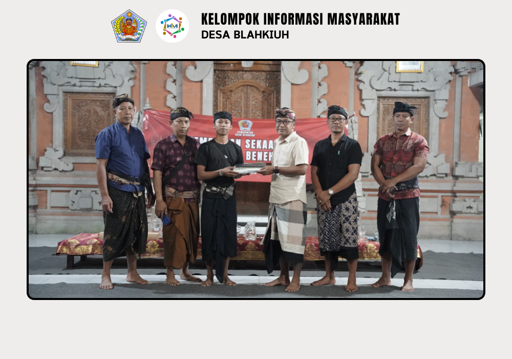 Pembinaan Sekaa Gong Eka Cita Banjar Benehkawan, Desa Blahkiuh - Image 8